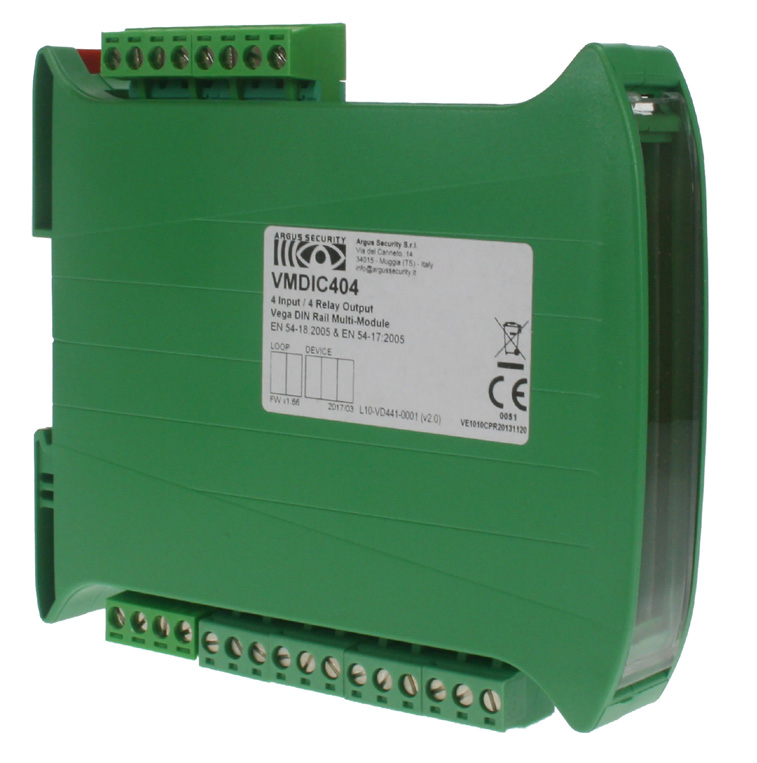 4 INPUT / 4 RELAY OUTPUT VEGA DIN RAIL MULTI-MODULE