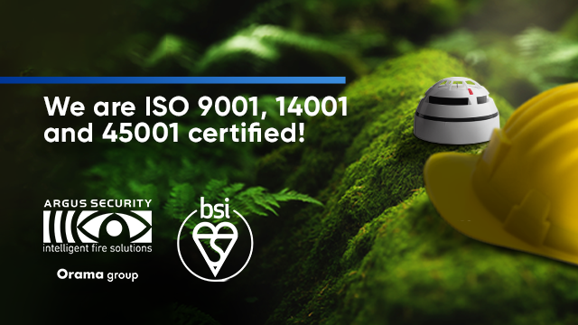 Argus Security è certificata ISO 9001, 14001 e 45001